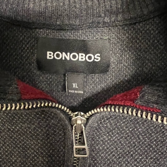 Bonobos Quarter Zip Pullover Sweater - Picture 2 of 5